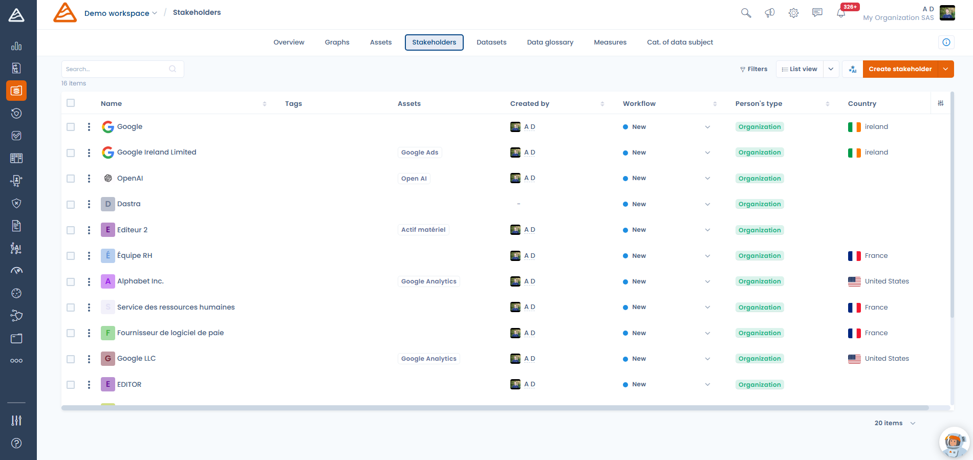 vendormanagement screenshot